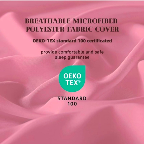 NEW DOWNCOOL Comforter Twin Size, Duvet Insert, Light Pink All Season - Picture 2 of 11